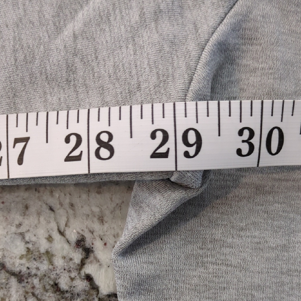 Women's Light Gray Hooded Track Jacket with White Stripe & Dot Accent - Picture 15 of 16